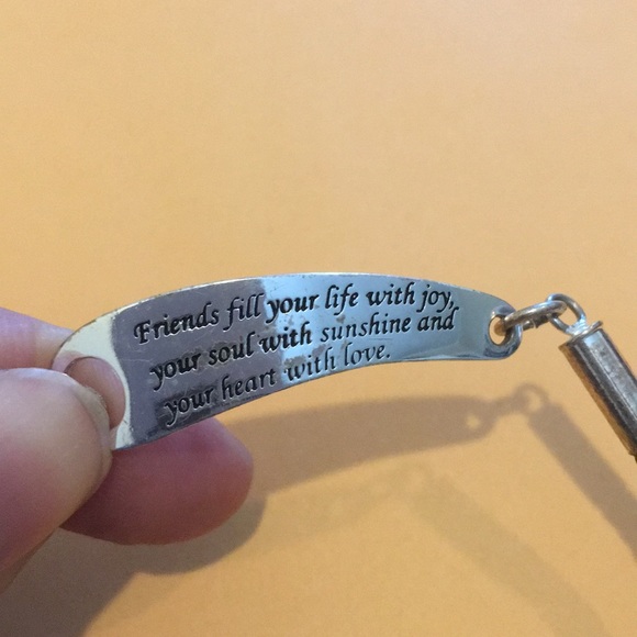 Leather Silver Friendship bracelet - Picture 2 of 2